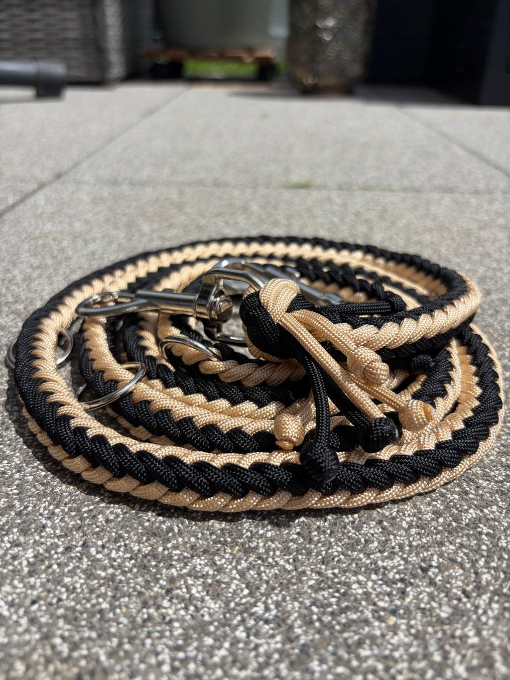 Paracord Leine - Midnight Sand