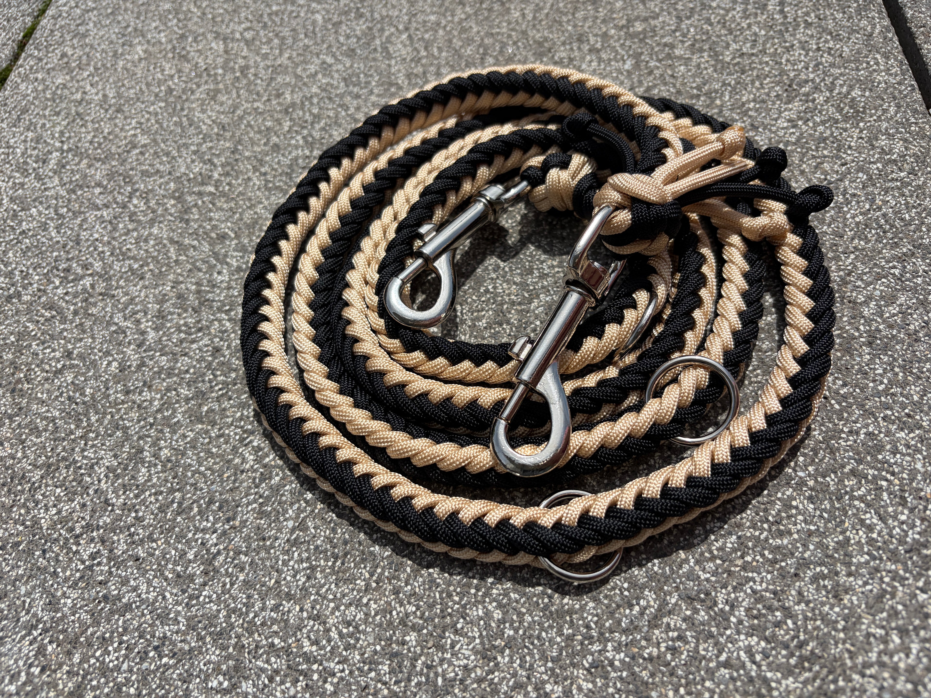 Paracord Leine - Midnight Sand